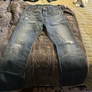 Levi’s Vintage Clothing 1947 saddleman jeans 501 xx size 33x34 selvage